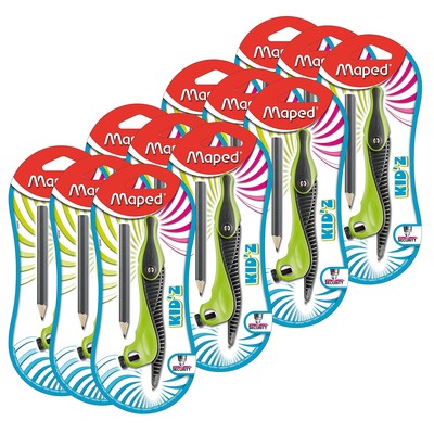 Maped Kid'z Compass with Safety Tip and Pencil Blue Pink or Green MAP191610-12