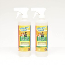 Absolutely Clean Amazing Bird Poop Remover 16oz Spray Bottle 2pack - Save 20 