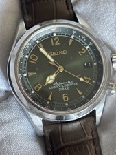 Seiko Alpinist SARB017 Green Dial Automatic Men's Watch - Brand New