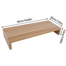 Soporte de monitor de madera PC LED LCD elevador de monitor de computadora organizador de escritorio pantalla
