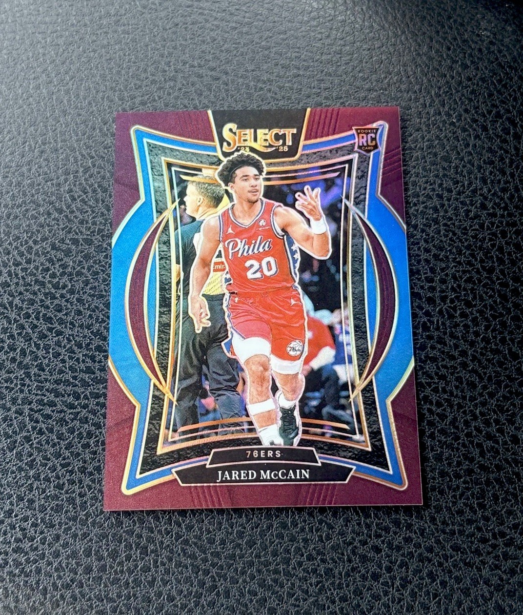 2024-25 Panini Select - Concourse Jared McCain #82 Maroon Prizm /175 (RC)