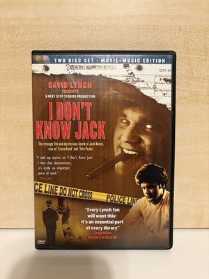 I Dont Know Jack (DVD, 2005, 2-Disc Set) PLEASE READ