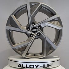 GENUINE AUDI A3 8Y GREY CUT DIMPLE 19" INCH ALLOY WHEEL X1 8Y0601025Q