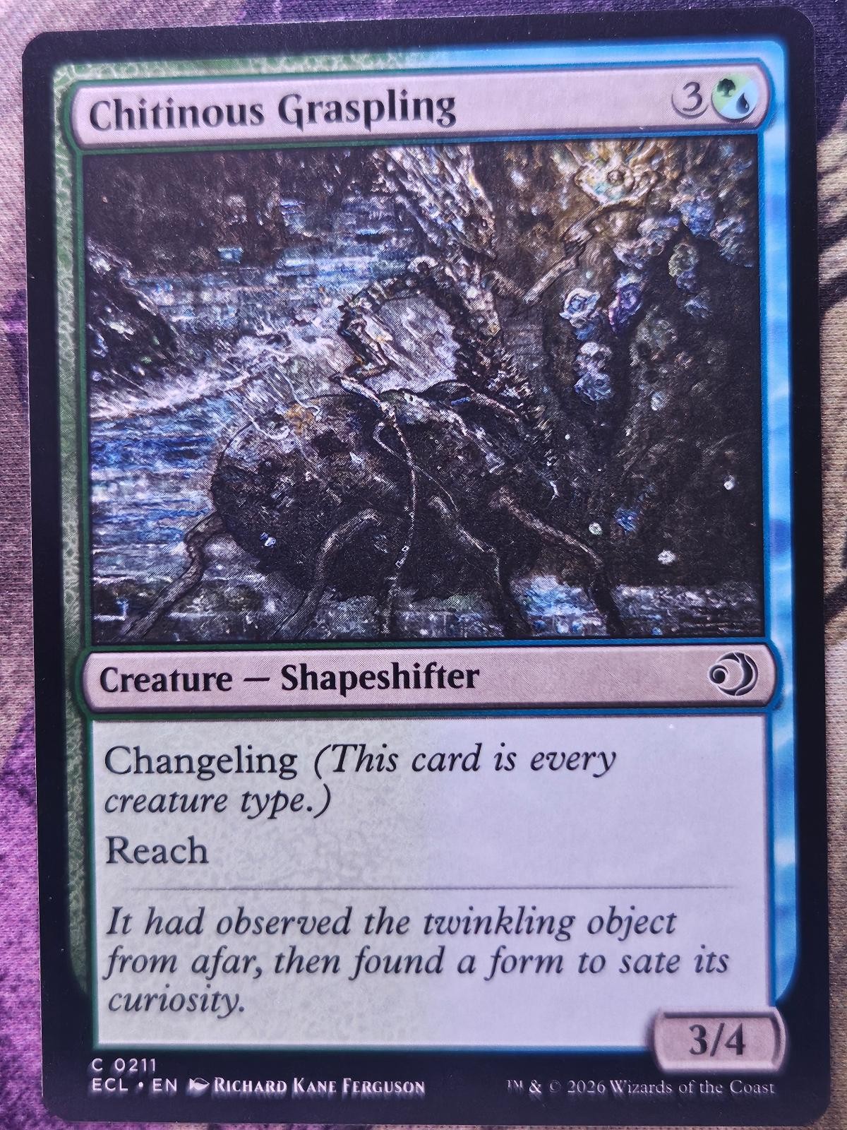 Chitinous Graspling 211 Common Lorwyn Eclipsed Magic: The Gathering LP