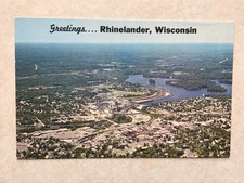 P1587 Vintage Postcard Aerial View Rhinelande...