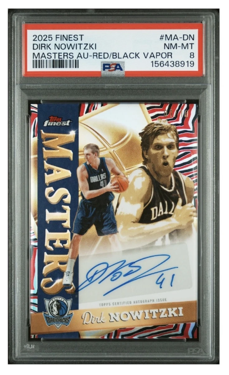 Topps Dirk Nowitzki Basketball Serial Numbered Sports Trading