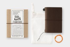 TRAVELERS Notebook Limited Card Size 20th Anniversary Set Brown