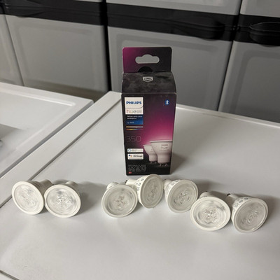 Philips Hue GU10 LED Spot White & Color Ambiance 4,3W 350lm Bluetooth 9er