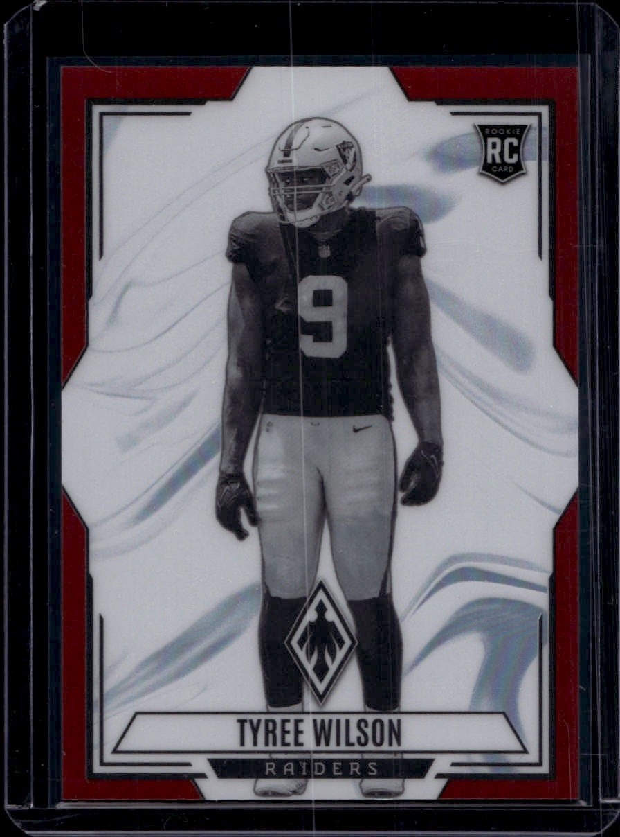 2023 Panini Phoenix Tyree Wilson #CON-6 Contours Red /199 RC