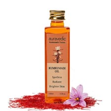 Auravedic Kumkumadi Oil Pure Saffron Ultra Skin Brightening and Radiance, 100ml
