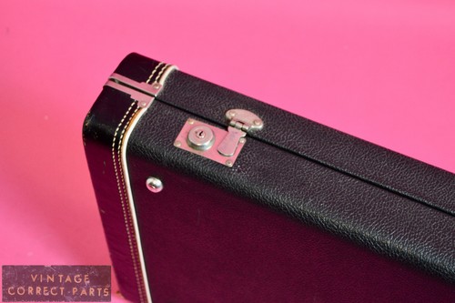 Vintage 1965 Fender Case Jazzmaster Jaguar  "No Tail" logo - CLEAN 1966 1967 68 - Picture 11 of 14