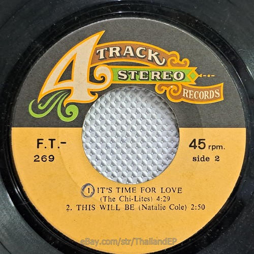 BLUE MAGIC /NATALIE COLE /THE CHI-LITES /TRAVIS WAMMACK THAI EP 7" THAILAND - Picture 6 of 6