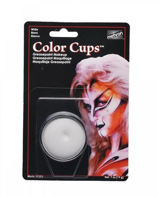 Weißes Gesichts & Körper Make Up von Mehron 38g