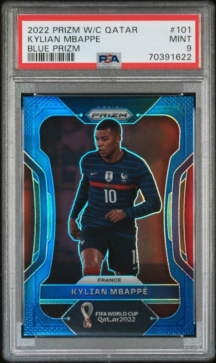 2022 Panini Prizm World Cup Qatar - Kylian Mbappe #101 Blue Prizm