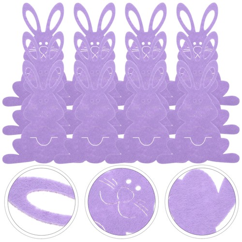 12 Pcs Rabbit Cutlery Bag Banquet Shape Bags Silverware Organizer for Party - Picture 11 of 12