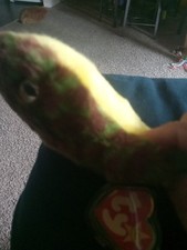 Ty Beanie Baby Hissy Snake Beanbag Plush Original Tag 1997 PE 4185 Gen 5