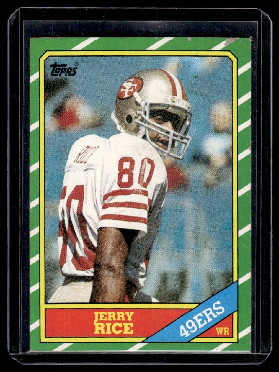 1986 Topps Football Jerry Rice #161 RC