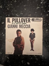 45 Giri Gianni Meccia Il Pullover / Si É Fatto Tardi
