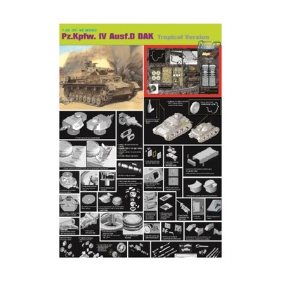 Dragon Mode 39 to 45 Series Germany 1  Pz.Kpfw. IV Ausf.D DAK Tropical Ver New