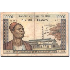 [#214007] Banknote, Mali, 10,000 Francs, Undated (1970-1984), KM:15e, VF