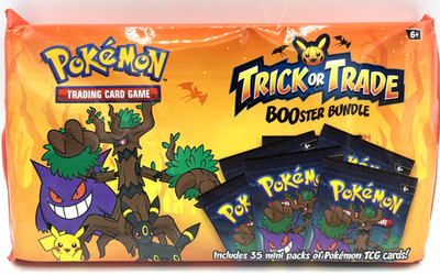 Pokémon TCG Trick or Trade BOOster Bundle 2024 EN 35 Booster Packs Halloween 6+