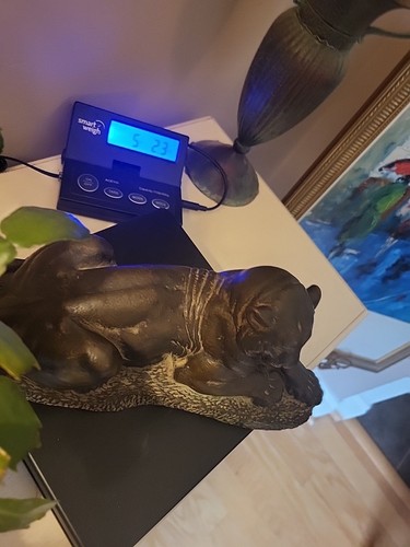 Vintage Joseph Boulton Signed Bronze Bengal Tiger Cast Statue MCM - Picture 14 of 14