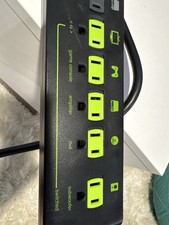 TrickleStar TS1810 7 Outlet AV Advanced Power Strip - Black