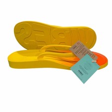Soleic Flip Flops Mens Size 12 Yellow Orange Ombr  Good Vibes Biodegradable