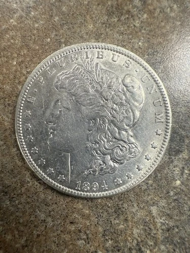 1894 O  MORGAN SILVER DOLLAR XF-AU