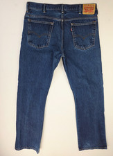 Levis Size 38X34 Mens 517 Blue Cotton 5 Pocket Logo Tag Jeans