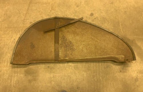 Pair Ford Steel Rear Fender Skirt Tear Drop Style Outside Mount 1936-1948 - Picture 6 of 18