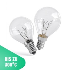 2 Backofenlampe E14 40W 300 Grad Hitzebeständig LED Backofen Glühbirne Lampe DE