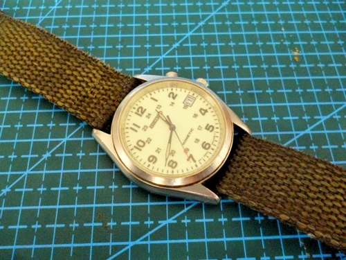 Men's Vintage Seiko 5M62-0C30 Kinetic Watch Spares Repairs Needs Capacitor  D3