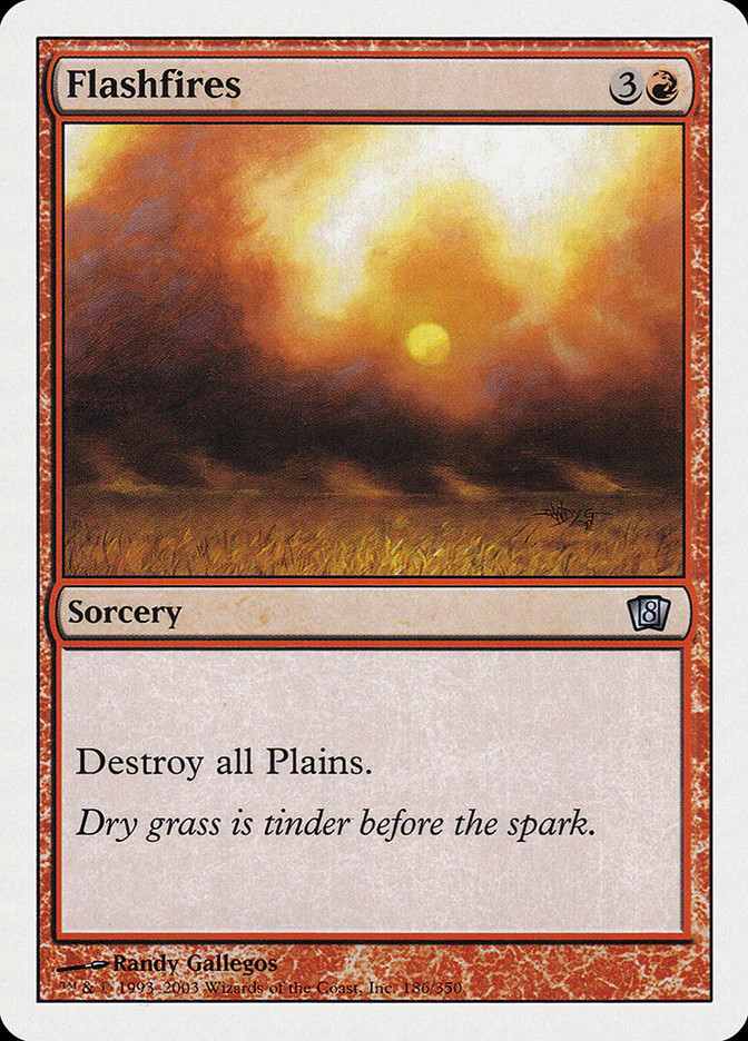 Flashfires [Eighth Edition] Moderately Played