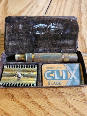 Vintage 1940's Gillette Ball End  Safety Razor
