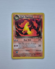 DARK RAPIDASH 44/82 UNCOMMON TEAM ROCKET POKEMON UNLIMITED HP