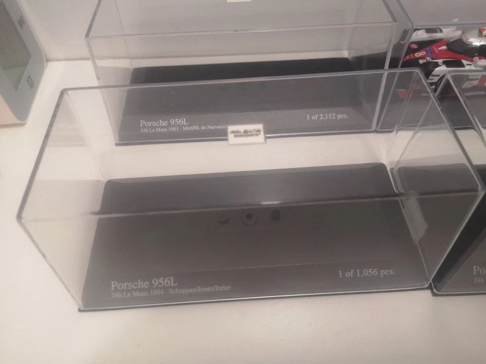 Lot 3 Boîtes Vides Box Showcase 24h Du Mans Minichamps 1/43 Le Mans + 1 Voiture - Photo 4/4