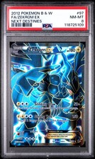 Pokemon Zekrom EX Next Destinies Full Art 97/99 PSA 8
