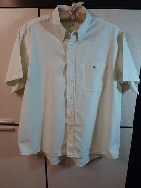 Men Lacoste Shirt Yellow 42 / XL / 50