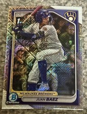 2024 Bowman Chrome - Prospects Juan Baez #BCP-160 Mojo Refractor (RC)