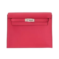 HERMES Kelly Dance Vaux Swift Fran Boise Women Shoulder Bag