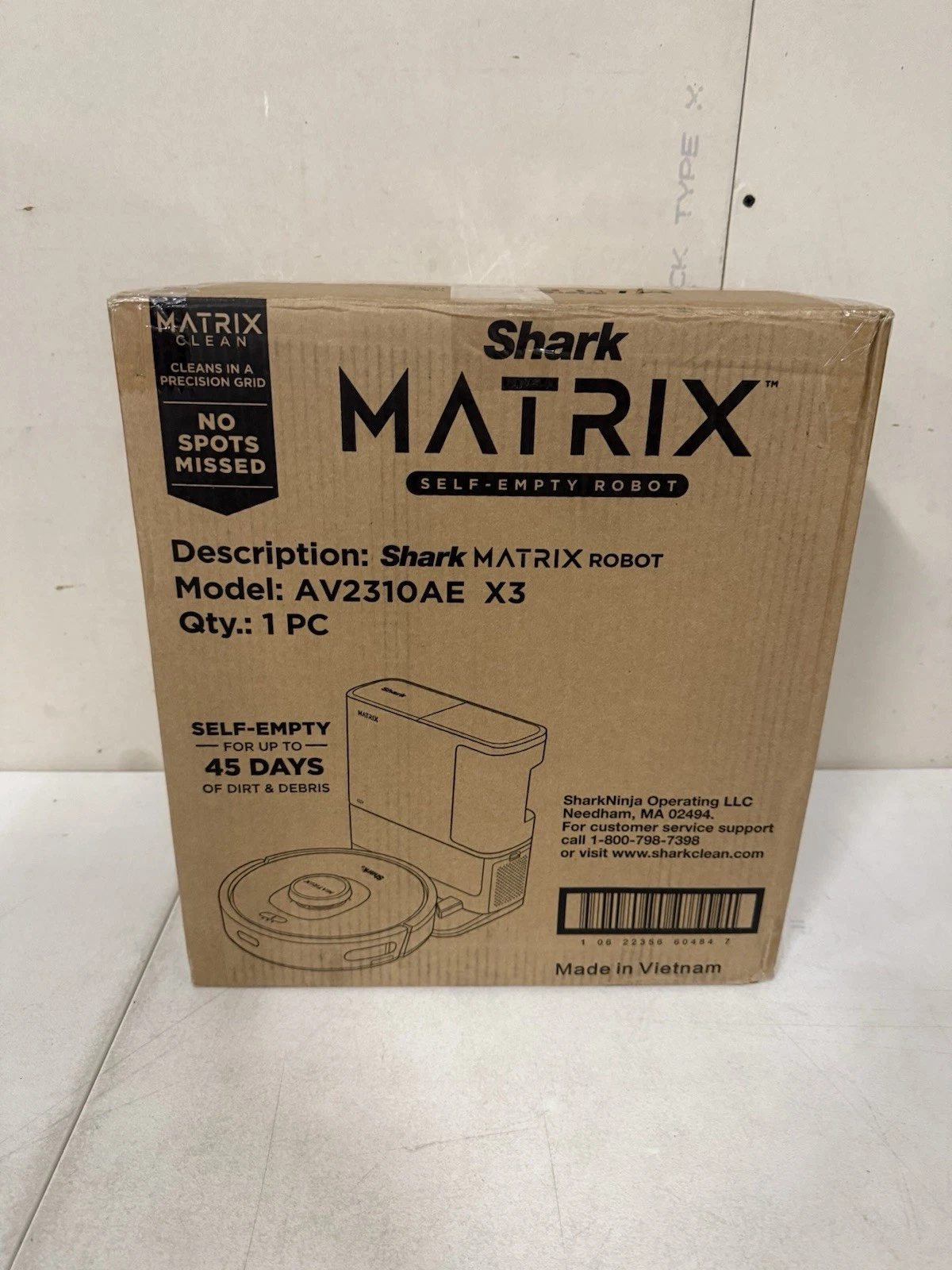 Shark AV2310AE Matrix Self-Emptying Robot Vacuum