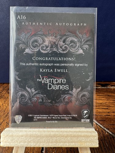 The Vampire Diaries Season One Kayla Ewell as Vicki Donovan Autograph A16 - Picture 2 of 2