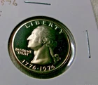 1976-S CLAD ***WASHINGTON Bicentennial Quarter FROM PROOF SET