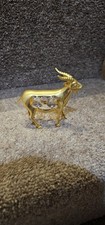 Crystal Temptations ram Figurine Ornament 24k Gold Plated With Crystals