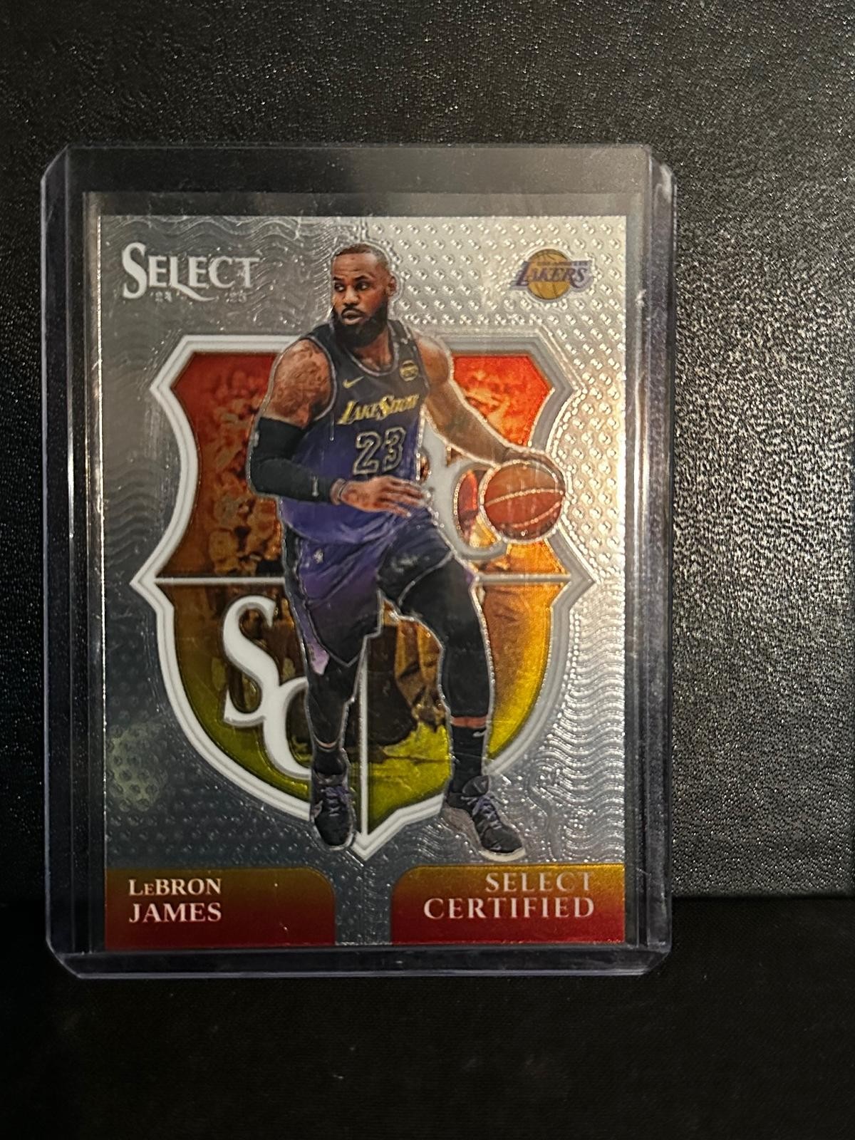2024-25 Panini Select #5 LeBron James Select Certified Silver Prizm