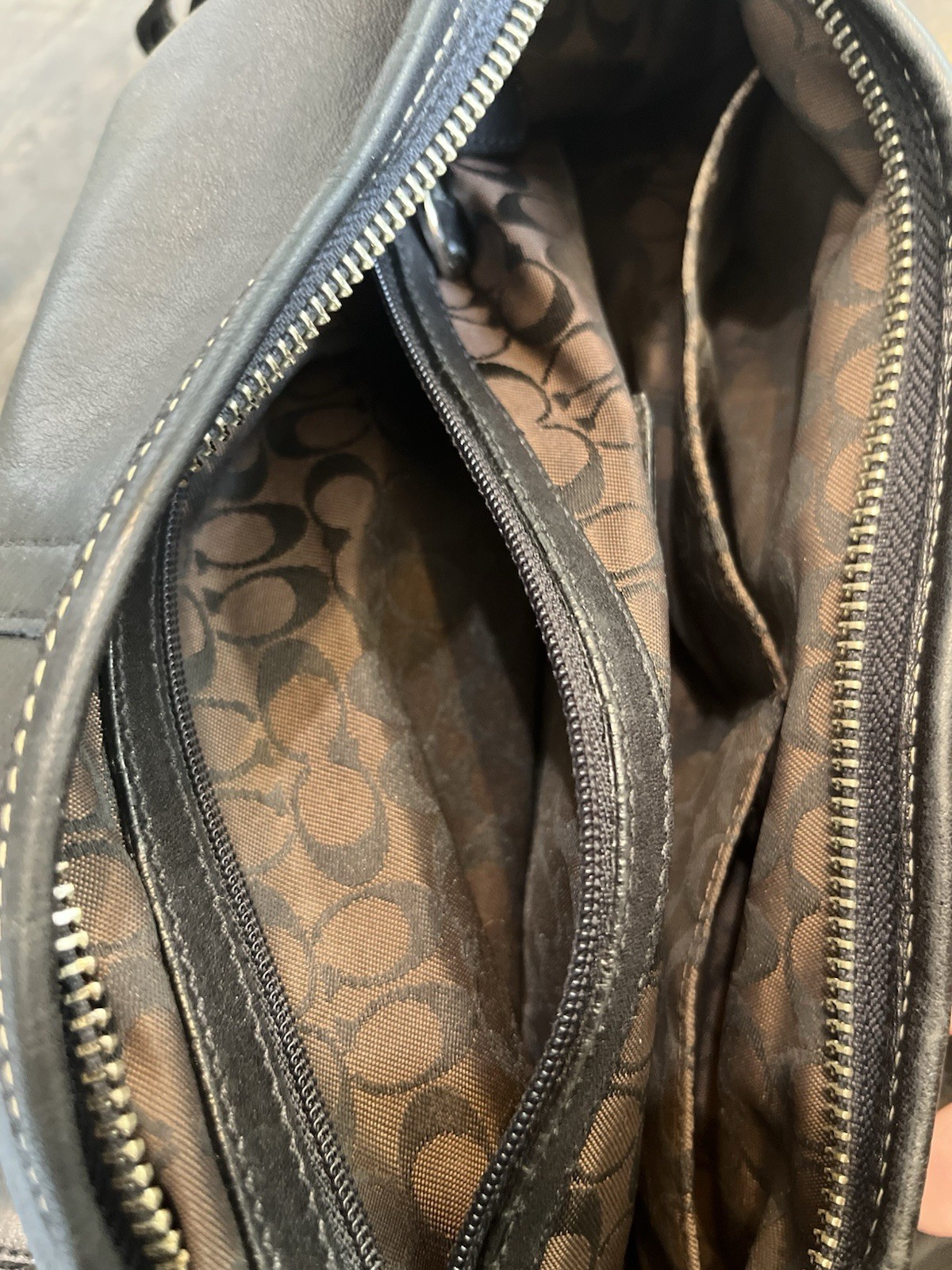 Coach Black Leather Women's Handbag Purse Boho Soho H… - Gem