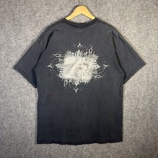 Vintage TOOL Shirt Mens XL Black 90s Band Tee Faded Aenima Metal Grunge Giant