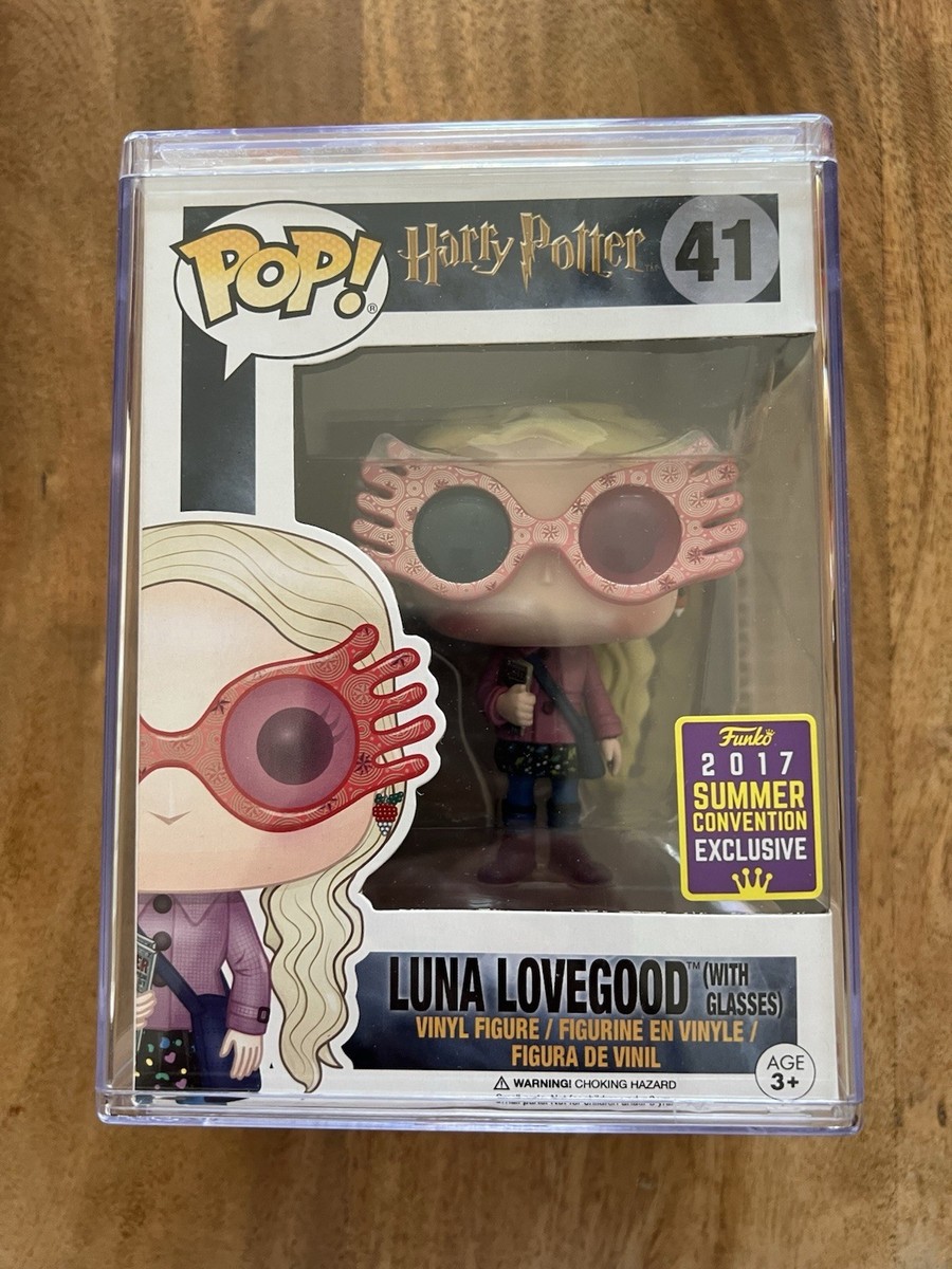 Funko Pop Luna Lovegood SDCC 2017 With Funko Pop Stack Protector 
