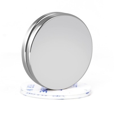 Corrosion-Resistant Neodymium Magnets - 1.26in, Double-Sided Adhesive, 2 Pack
